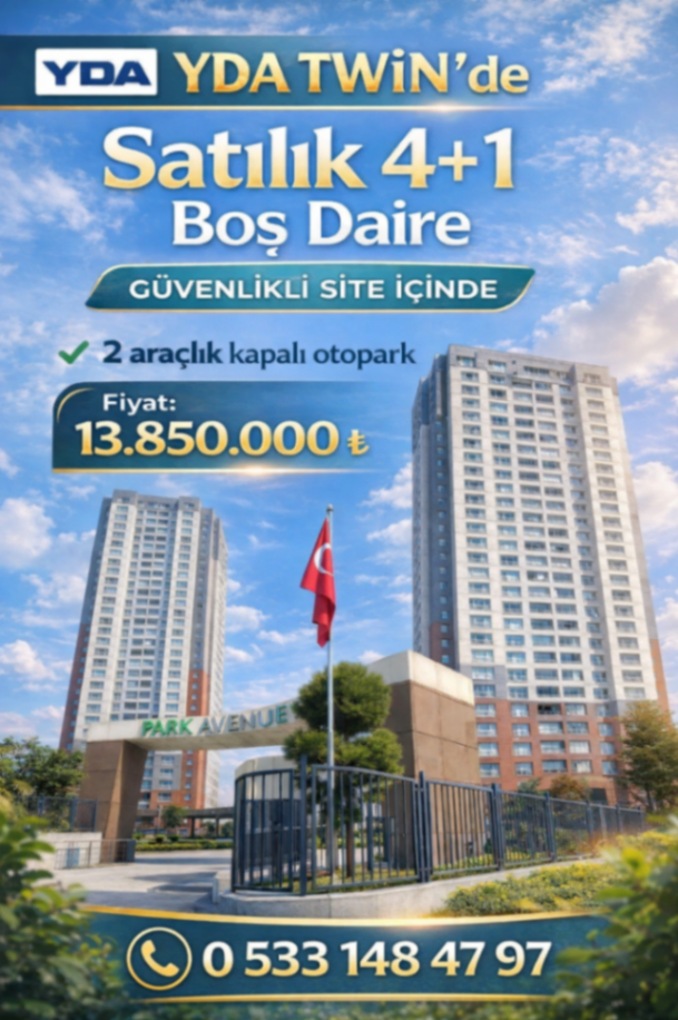 YDA TWEEN SATILIK BOŞ DAİRE