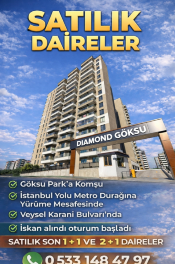 Cumhuriyet mahallesi diamond Göksu